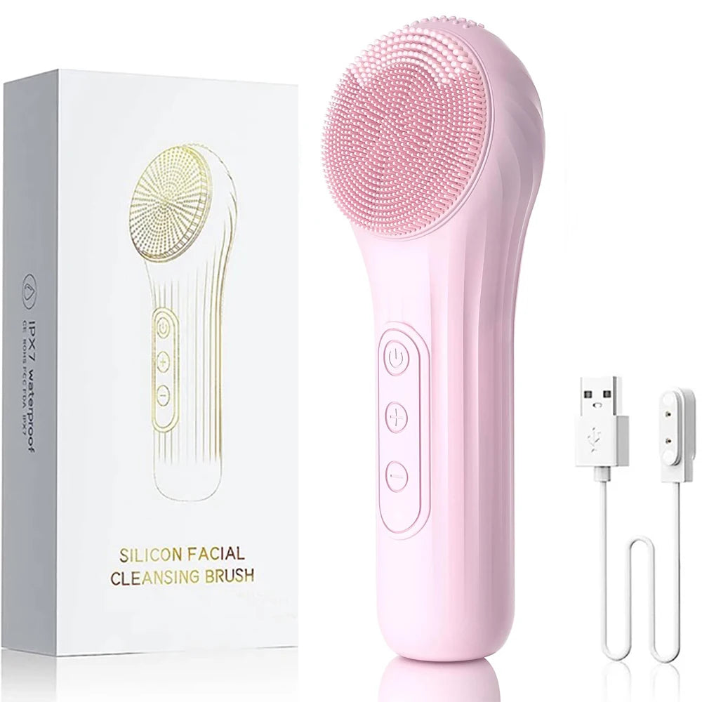 SonicGlow Waterproof Facial Cleansing Brush