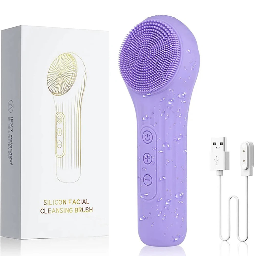 SonicGlow Waterproof Facial Cleansing Brush