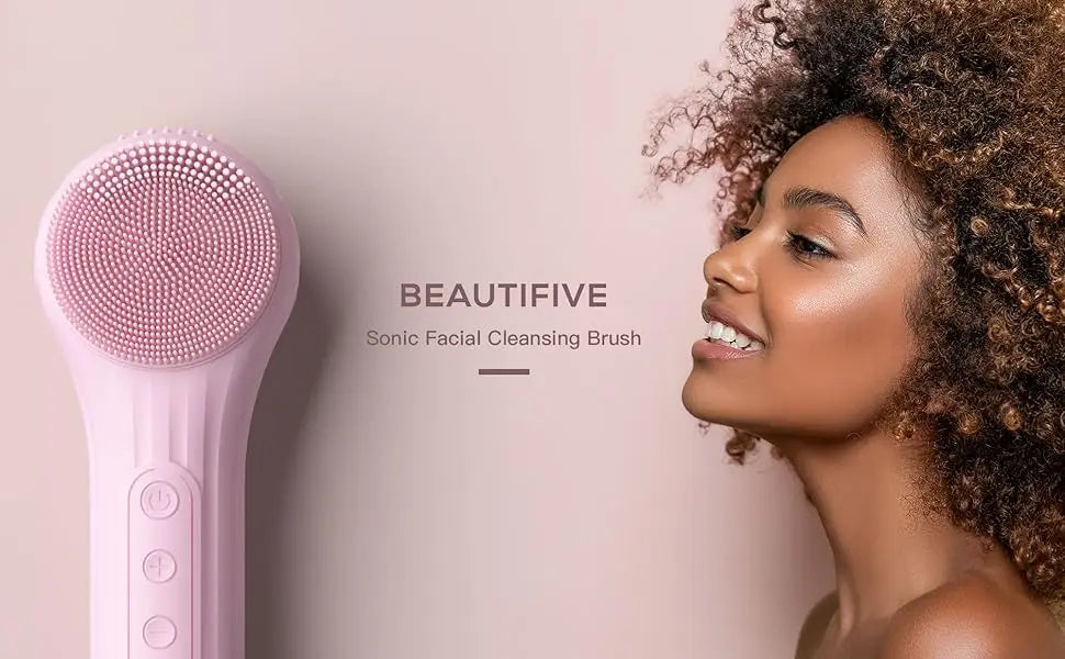 SonicGlow Waterproof Facial Cleansing Brush