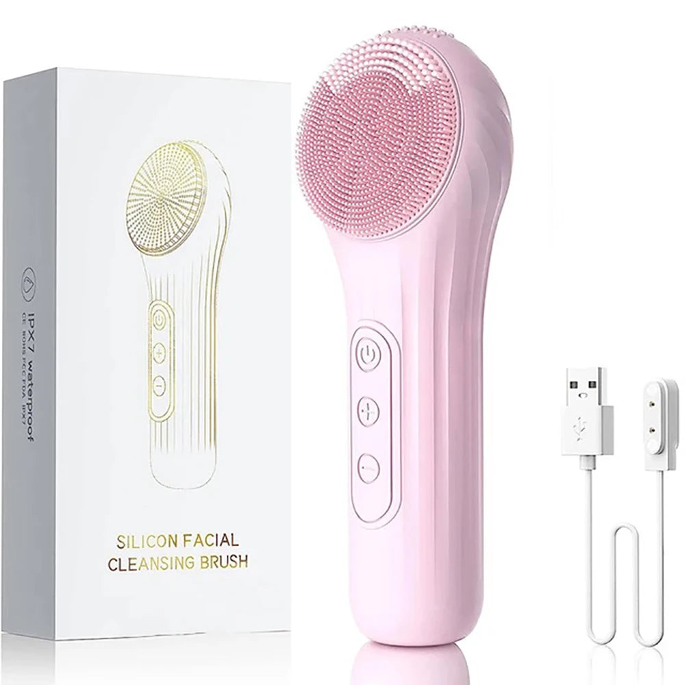 SonicGlow Waterproof Facial Cleansing Brush